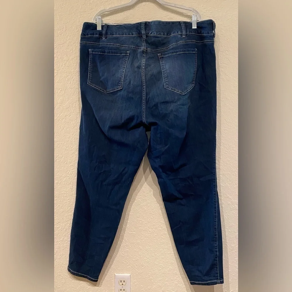Torrid Premium Women’s Zippered Dark Wash High Rise Jeans/Jegging Size 24R - Picture 5 of 11